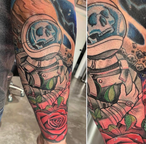 Explore tattoos ideas for black females, creative tattoo ideas in Junction City, available at Patriot Tattoo Company