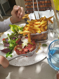 Steak tartare du Restaurant français Belle Plage - Restaurant Plage à Cannes - n°1