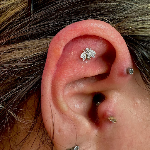 Explore labyrinth tattoo ideas, creative tattoo ideas in Memphis, available at Rose Quartz Body Adornment LLC