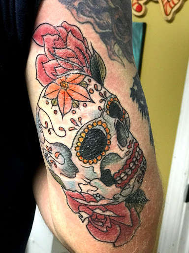 Explore mens half sleeve tattoo ideas, creative tattoo ideas in Southaven, available at Illusion Ink