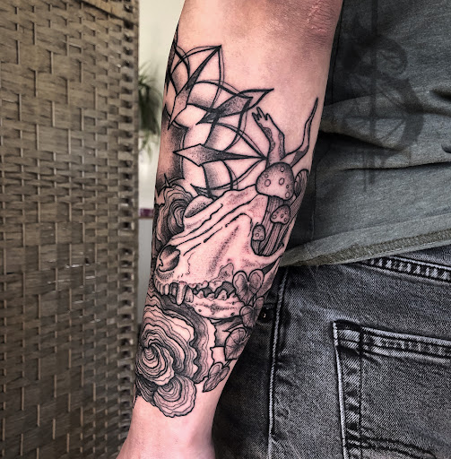 Explore ftp tattoo ideas, creative tattoo ideas in Lopez Island, available at Soot and Bone Body Art Studio