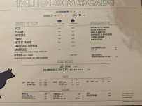 Talho do Mercado à Lisbon menu
