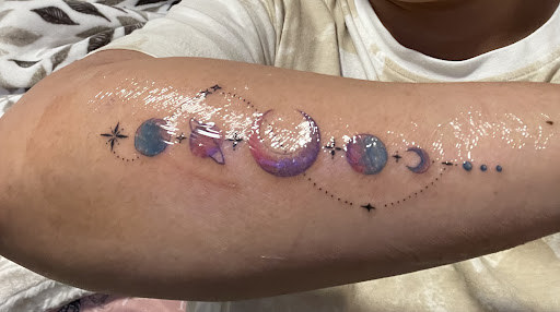 Explore cute cover up tattoo ideas, creative tattoo ideas in Englewood, available at 7 Souls Tattoo and Body Piercing Studio