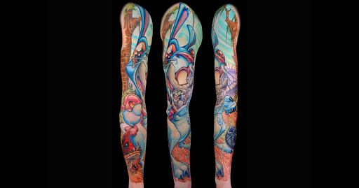 Explore sibling tattoo ideas for 2, creative tattoo ideas in Richmond, available at Loose Screw Tattoo