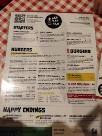 Nah Nah Bah à Lagos menu