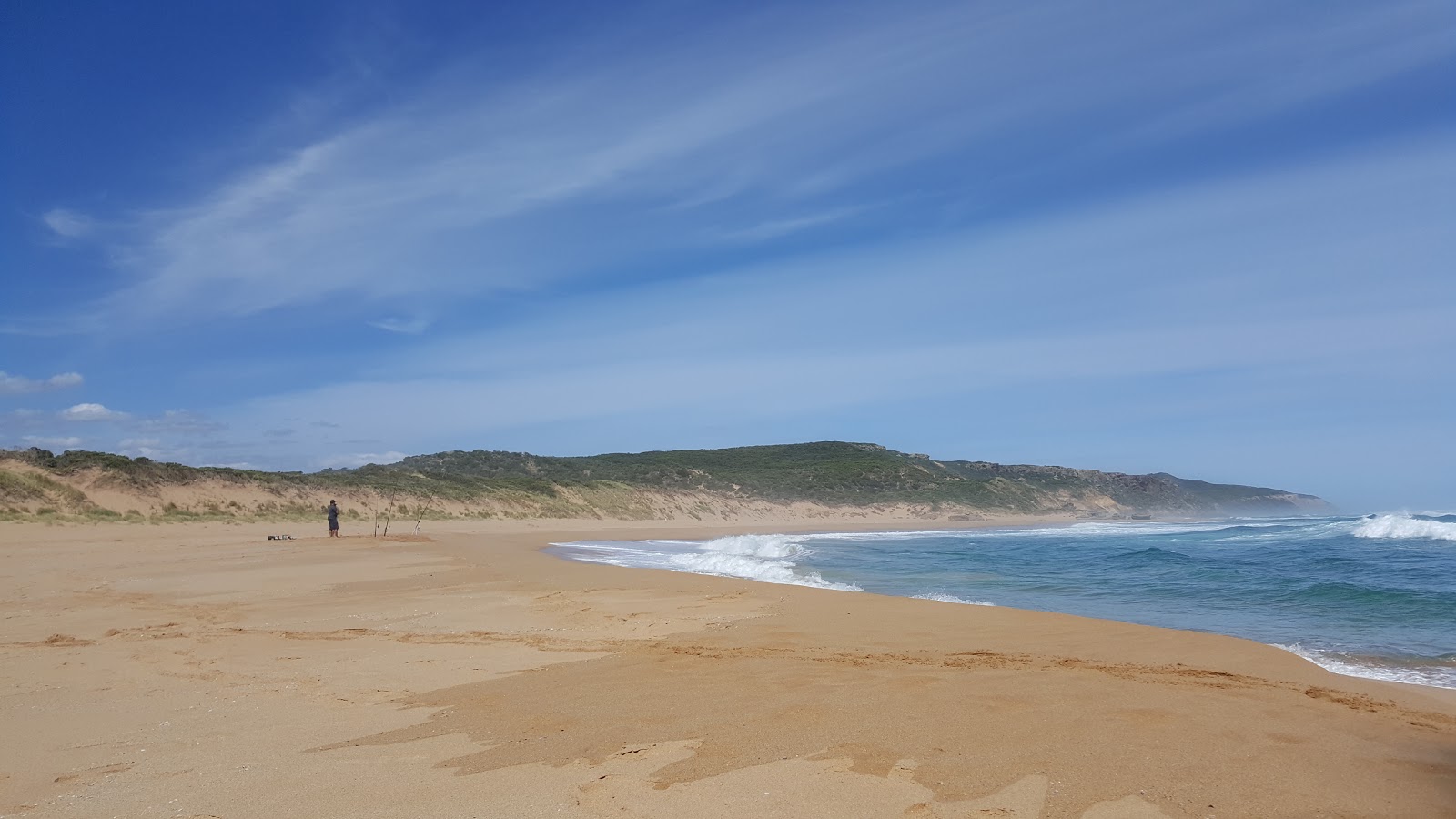 Foto von Princetown Beach mit beiger sand Oberfläche