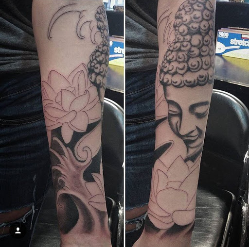 Explore cover up ideas for dark tattoos, creative tattoo ideas in San Diego, available at Sideshow Tattoo and Piercing