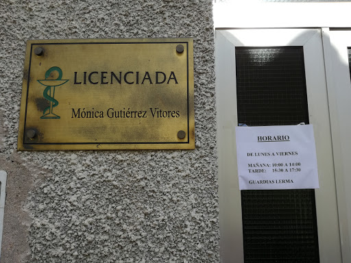 Información y opiniones sobre Farmacia Mónica Gutiérrez Vítores de Villafruela