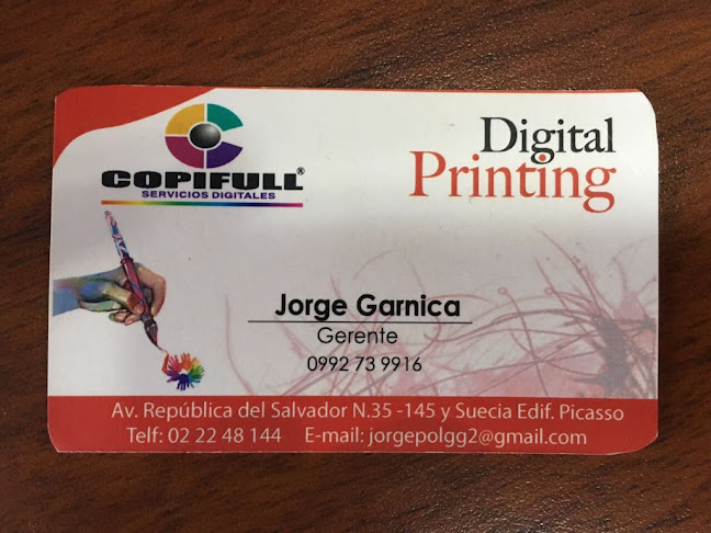 Opiniones de Digital Printing en Quito - Copistería