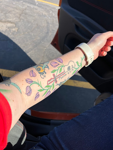 Explore strength tattoo ideas for females, creative tattoo ideas in Virginia Beach, available at Studio Evolve