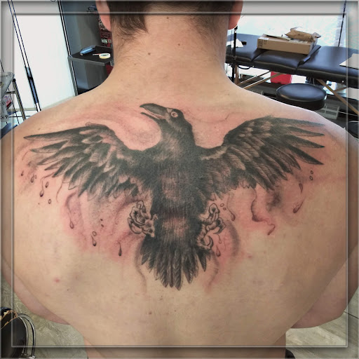 Explore aztec chest tattoo ideas, creative tattoo ideas in La Crosse, available at La Crosse Tattoo