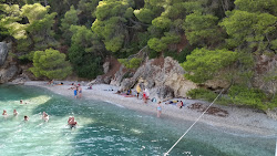 Asprogiali Beach'in fotoğrafı geniş ile birlikte