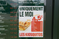Le Kiosque à Pizzas à Pont-Saint-Martin menu