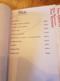 Restaurant Petiole à Saint-Martin-de-Seignanx (la carte)