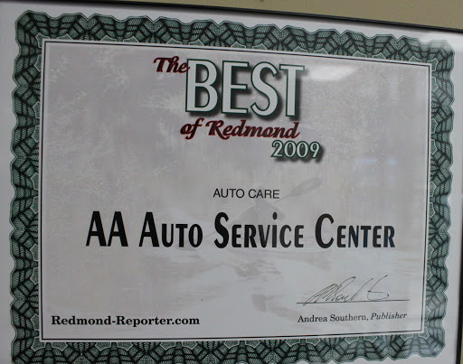 Auto Repair Shop «AA Auto Service Center», reviews and photos, 8004 Avondale Way NE, Redmond, WA 98052, USA