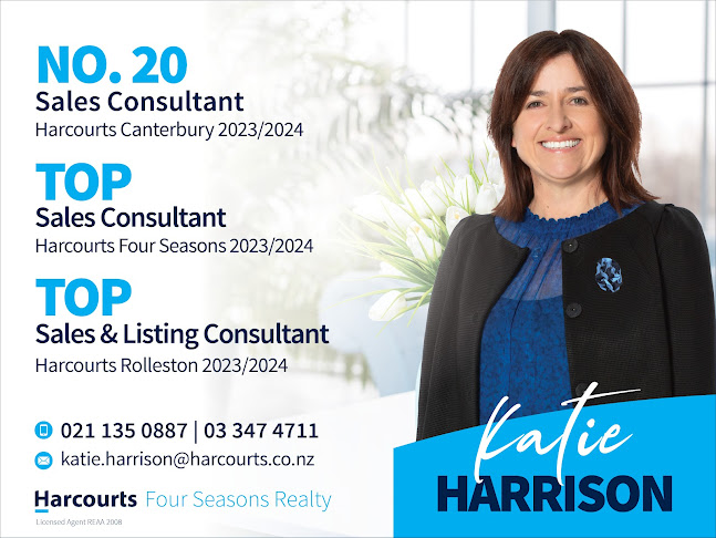 Katie Harrison - Harcourts Four Seasons Realty 2017 ltd Open Times