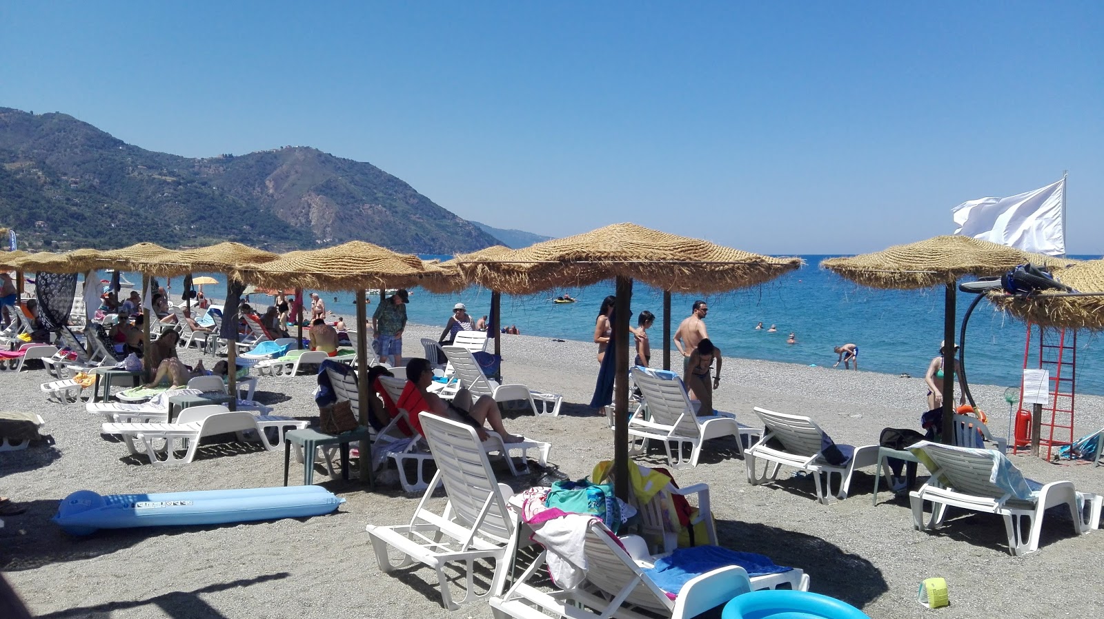 Photo of Capo Skino beach amenities area