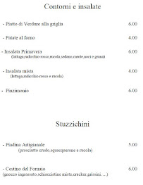 Antica Osteria Da Cencio à Cento menu