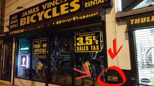 Bicycle Store «James Vincent Bicycles», reviews and photos, 8505 Bergenline Ave, North Bergen, NJ 07047, USA
