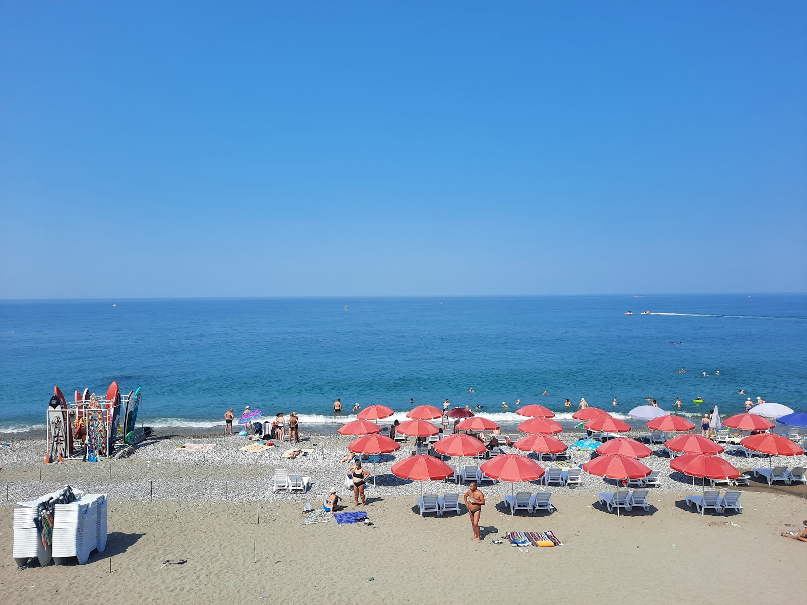 Gagra beach'in fotoğrafı ve güzel manzarası