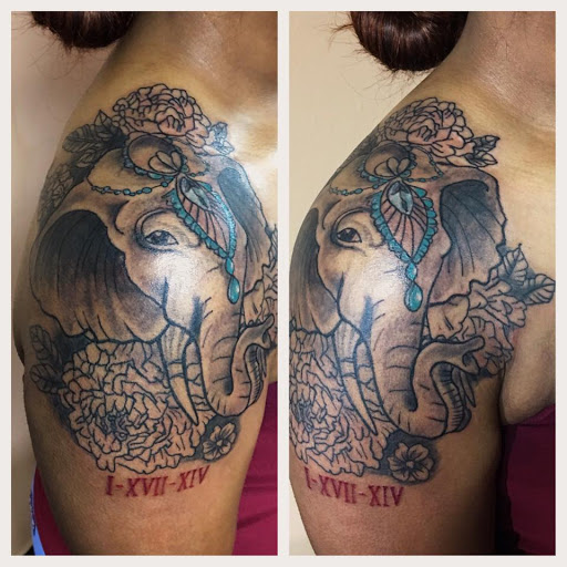 Explore memorial tattoo ideas for grandpa, creative tattoo ideas in Dunn, available at Yankee Tattoo and Piercing