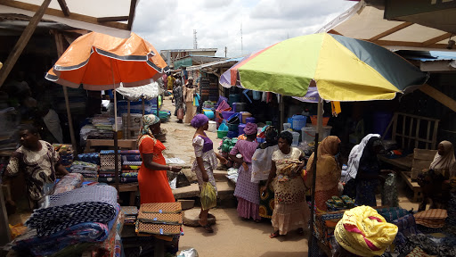 Bola Ige New Gbagi Market Entrance, Ibadan, Nigeria, Market, state Oyo