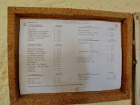 Menu / carte de Trattoria Pie' De Cecchin à Massa