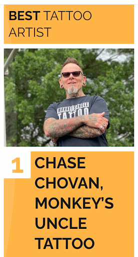 Explore clavicle tattoo ideas, creative tattoo ideas in Marietta, available at Monkeys Uncle Tattoo