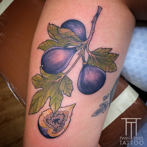 Explore tattoo collage ideas, creative tattoo ideas in Wappingers Falls, available at Twin Tides Tattoo
