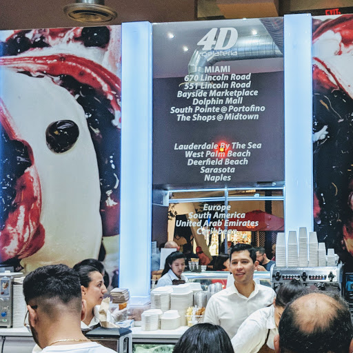 Ice Cream Shop «Gelateria 4D», reviews and photos, 670 Lincoln Rd Mall, Miami Beach, FL 33139, USA
