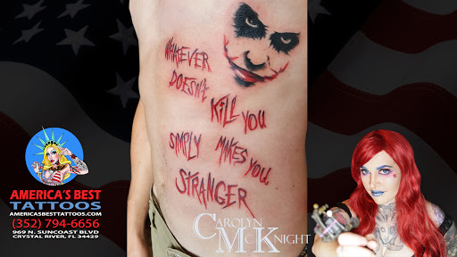 Explore dreaming tattoo ideas, creative tattoo ideas in Crystal River, available at Americas Best Tattoos