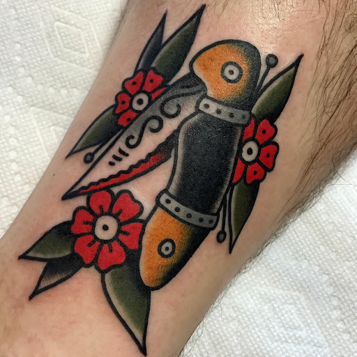 Explore pumpkin tattoo ideas, creative tattoo ideas in Lakeland, available at Black Swan Tattoo