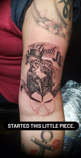 Explore aquaman tattoo ideas, creative tattoo ideas in Lagrangeville, available at Black Cherry Tattoo Studio NY