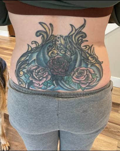 Explore anime tattoo sleeve ideas, creative tattoo ideas in Everett, available at Sunken Ship Tattoos