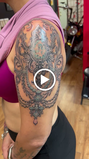 Explore deer tattoo ideas, creative tattoo ideas in Hillsboro, available at Chaos Tattoo