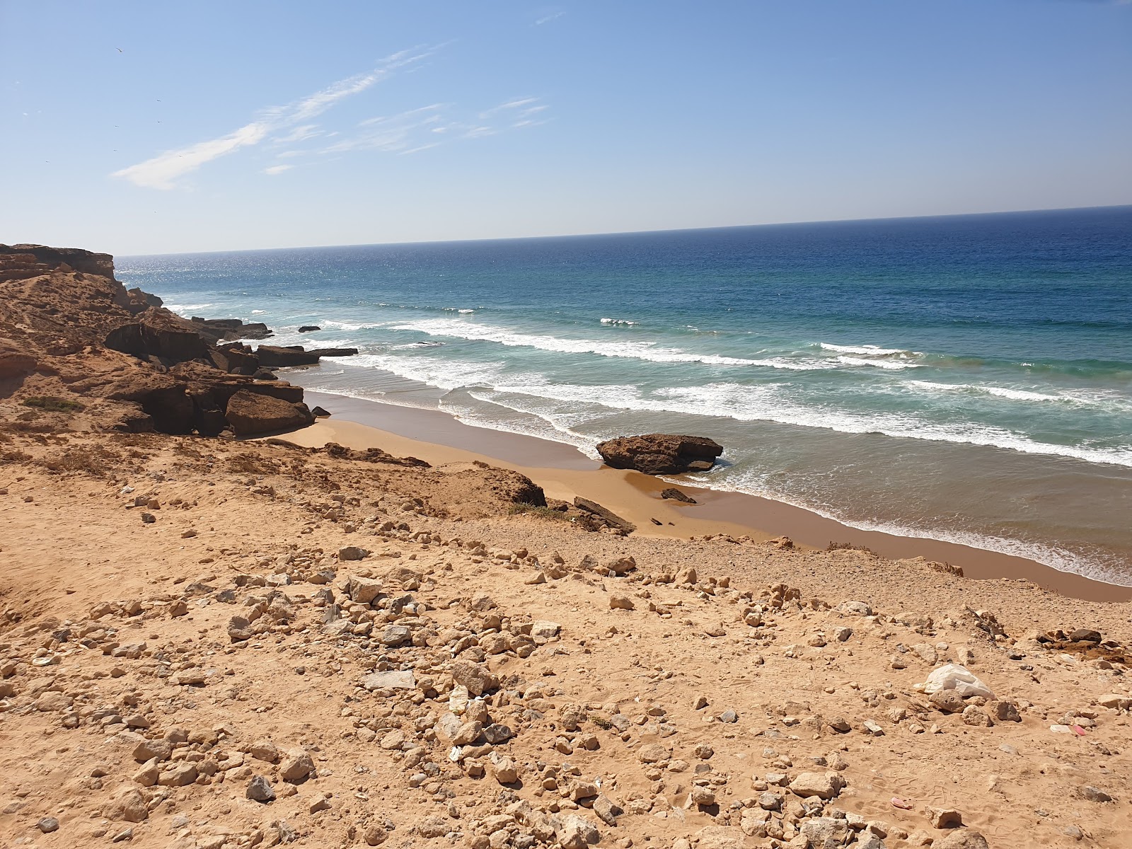 Foto von Plage Tamri mit beiger sand Oberfläche
