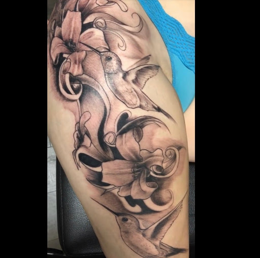 Explore hard times tattoo ideas, creative tattoo ideas in Pigeon Forge, available at Black Orchid Tattoo Studio