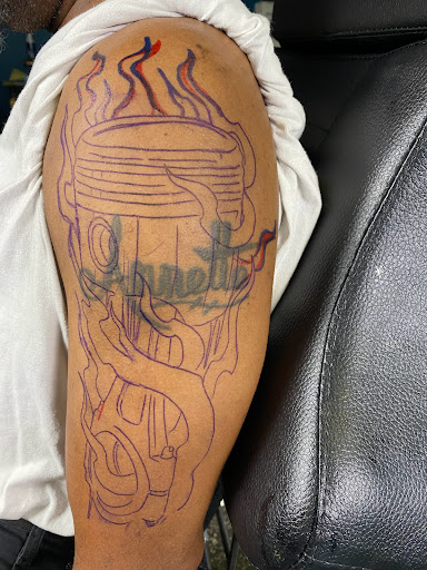 Explore egyptian tattoo ideas, creative tattoo ideas in Jacksonville, available at Renegade Art Studio LLC