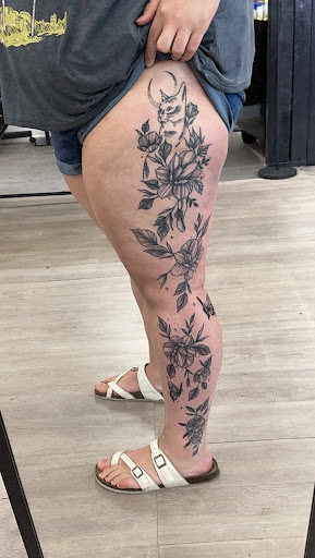 Explore lantern tattoo ideas, creative tattoo ideas in Akron, available at Black Amethyst Tattoo Company Akron