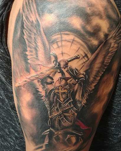 Explore godsmack tattoo ideas, creative tattoo ideas in Laguna Beach, available at Lo Cal Tattoo Studio