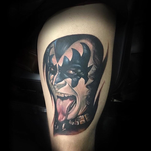 Explore best tattoo cover up ideas, creative tattoo ideas in Bryan, available at The Blackest Crow Tattoo Studio