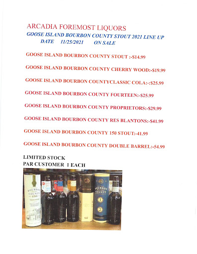 Liquor Store «Arcadia Foremost Liquors», reviews and photos, 3301 W North Ave, Chicago, IL 60647, USA