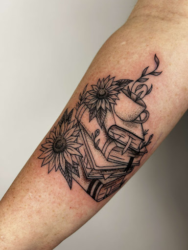 Explore tattoo ideas for women shoulder, creative tattoo ideas in Kearney, available at Bread N Butter Tattoo