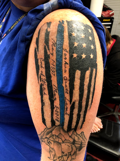 Explore umbrella tattoo ideas, creative tattoo ideas in Charlottesville, available at Mystic Tattoo and Body Piercing