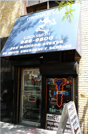 Locksmith «Monkeys Locksmith Corporation», reviews and photos, 265 Madison Ave, New York, NY 10016, USA