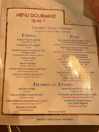 Le Chalet Saint-Michel à Paris menu