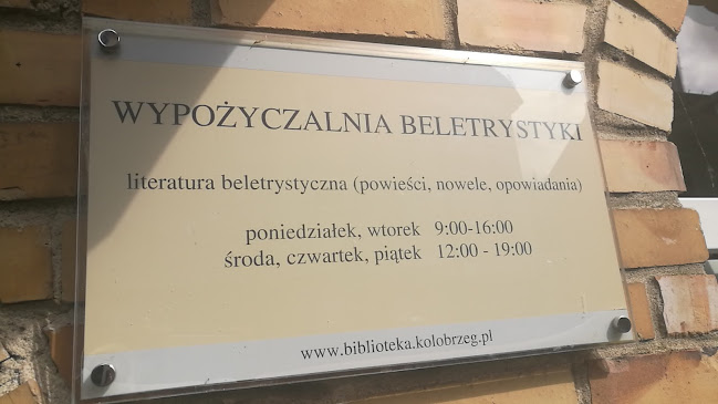 Opinii despre Miejska Biblioteka Publiczna - Wypożyczalnia Beletrystyki în Kołobrzeg - Biblioteka