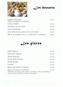 Notre Dame de Pique à Poitiers menu