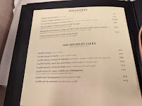 Le Soufflé à Paris menu