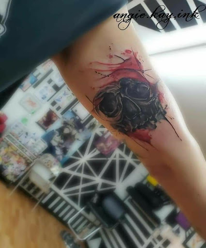 Explore relentless tattoo ideas, creative tattoo ideas in Casper, available at Luna & Lotus Amethyst Ink Angie Kay